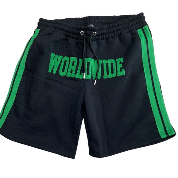 Boohoo Man Worldwide Side Tape Shorts - Picture 2 of 14